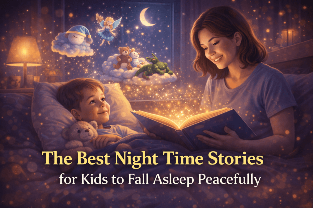 Night time stories for kids to fall asleep peacefully